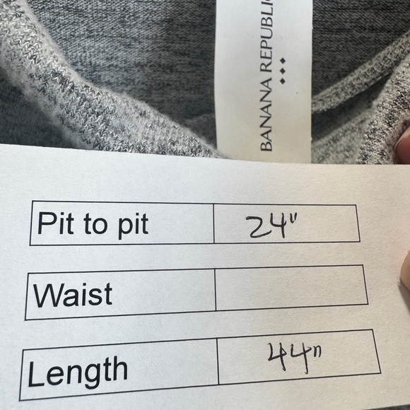 Banana Republic Long Sleeve Dress Grey - Picture 10 of 10